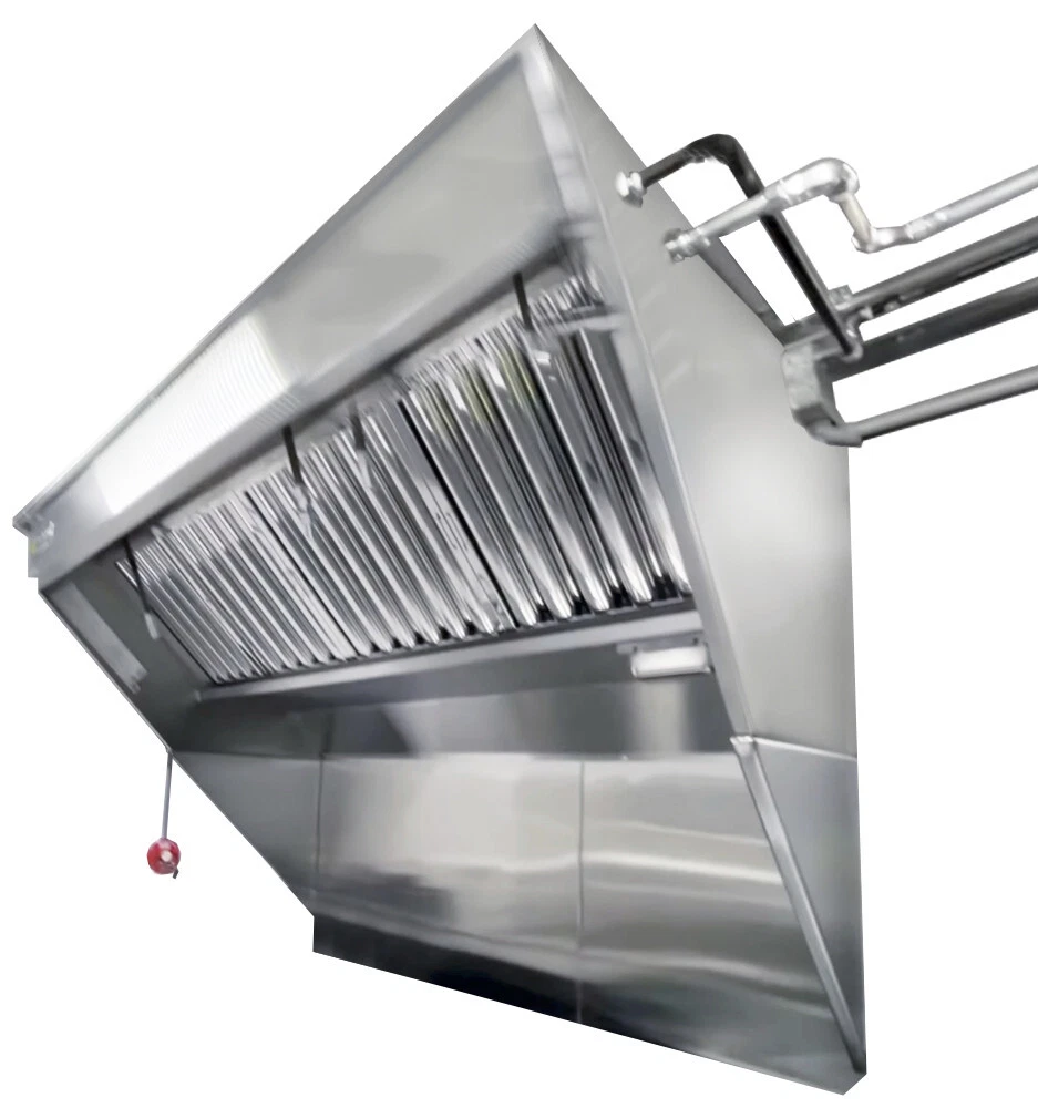 A licensed fire protection technician inspecting a commercial kitchen hood fire suppression system in a Texas restaurant.
